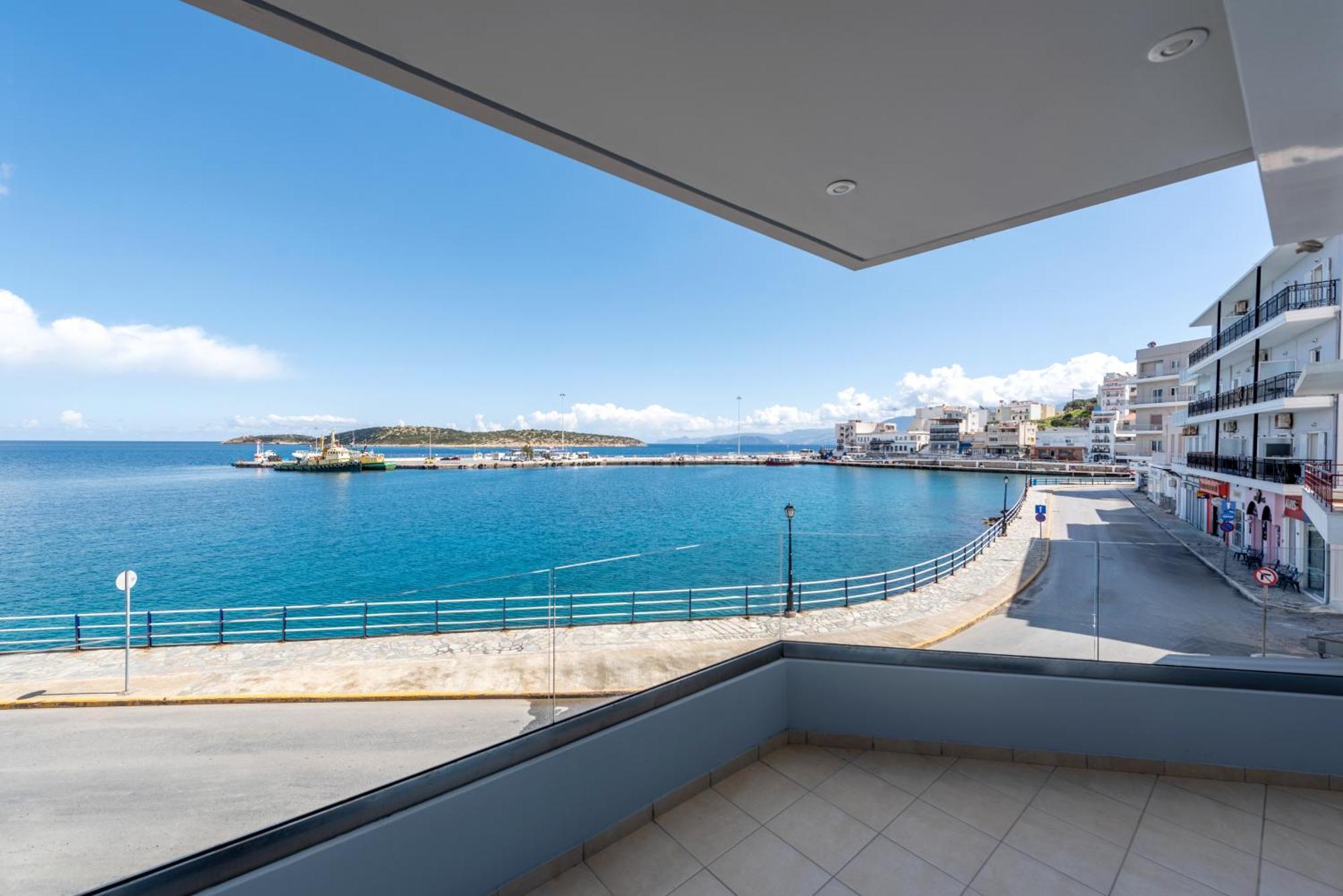 Sea View Bliss 2Br Agios Getaway Lägenhet Agios Nikolaos Exteriör bild