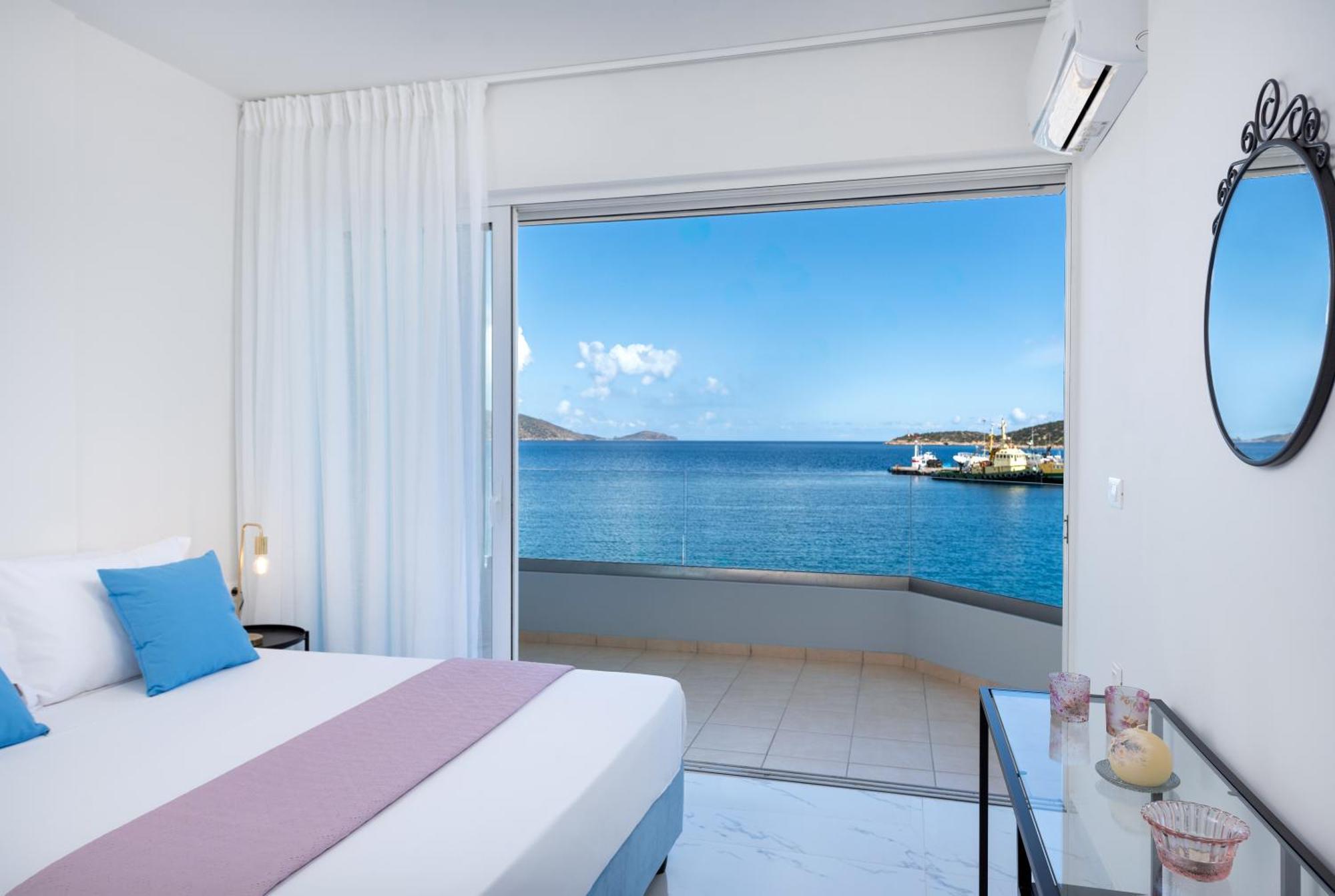 Sea View Bliss 2Br Agios Getaway Lägenhet Agios Nikolaos Exteriör bild