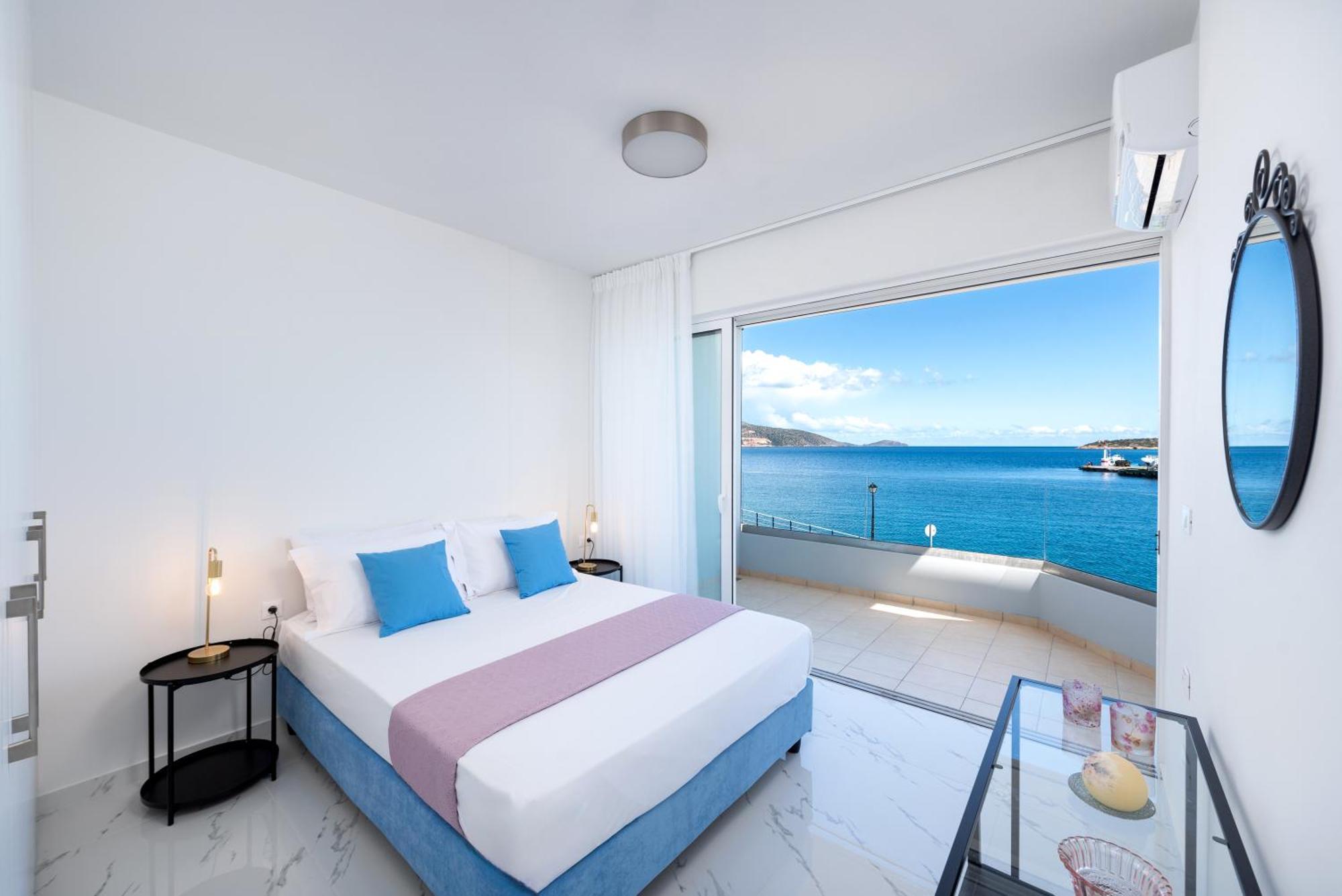 Sea View Bliss 2Br Agios Getaway Lägenhet Agios Nikolaos Exteriör bild